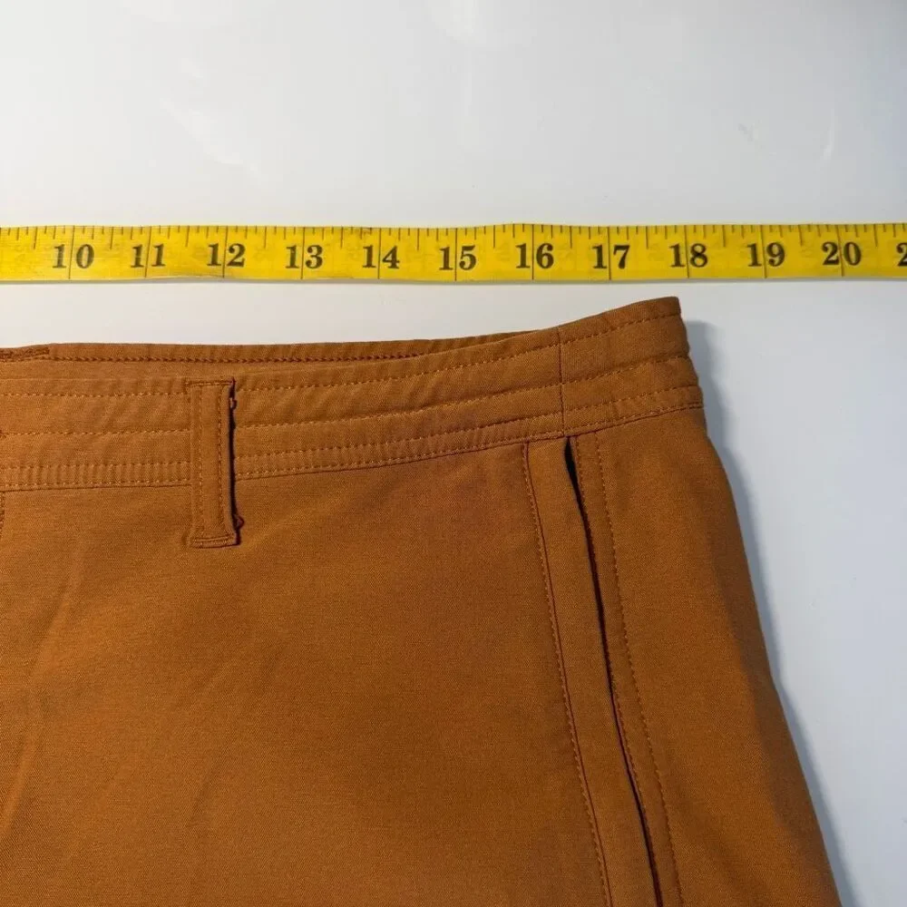Kűhl Brown Stretch Performance Hiking Outdoor Utility Shorts Size 14